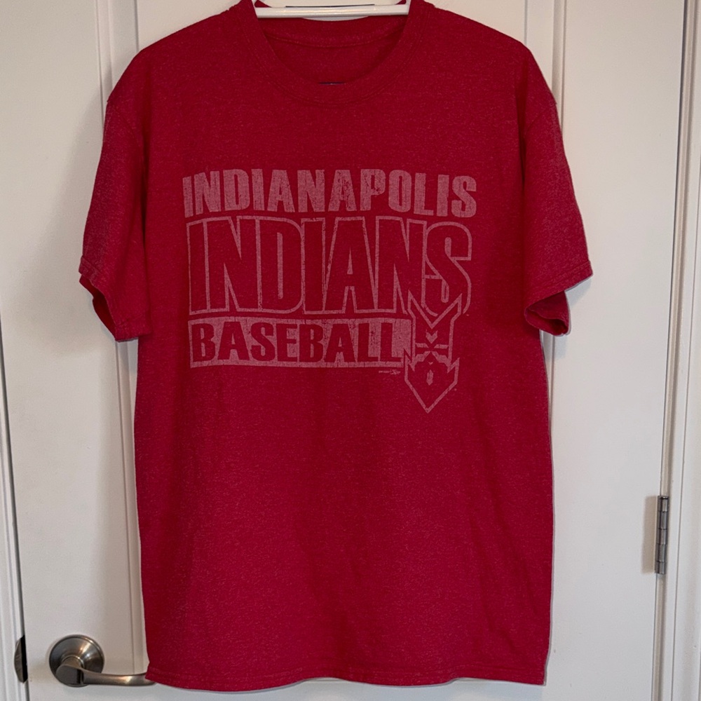 Indianapolis Indians Baseball Graphic Tee - Red